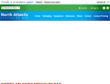 Tablet Screenshot of northatlanticbags.com